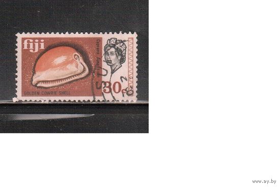 Фиджи-1969(Мих.244) , гаш. , Морская  Фауна,  Раковины