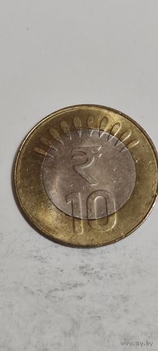 Индия 10 рупий 2018