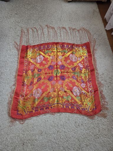 Винтажная скатерть, накидка, покрывало