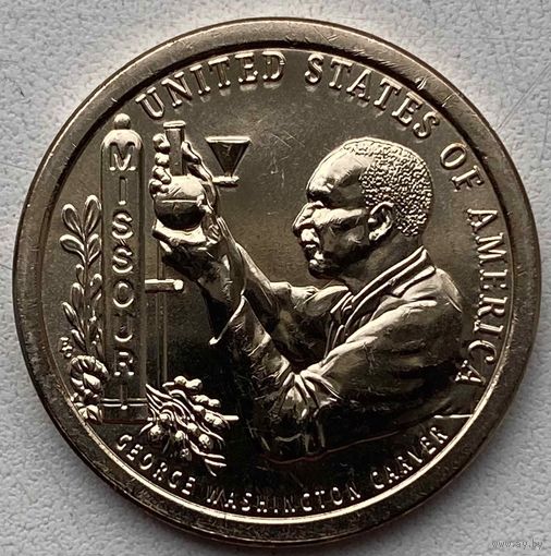 США 1 доллар 2024 г. Американские инновации. Джордж Вашингтон - ботаник. Штат Миссури. D и Р. Цена за 1 шт.