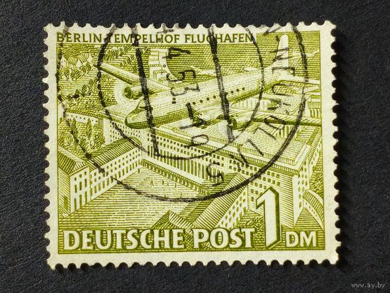 Германия 1949. Немецкие здания. Douglas DC-24 "Skymaster"