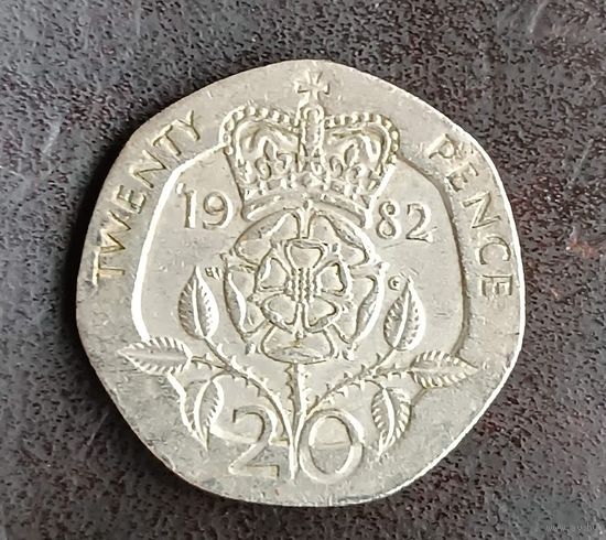 20 пенни 1982 Великобритания