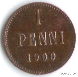 1 пенни 1900 год _состояние ХF
