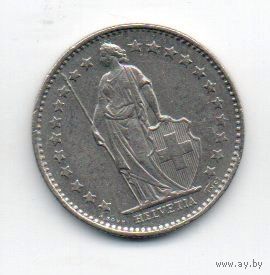 ШВЕЙЦАРСКАЯ КОНФЕДЕРАЦИЯ 1/2 ФРАНКА 1981.