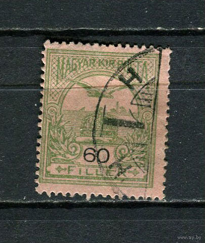 Венгрия - 1913 - Турул и Корона 60f - [Mi.123y] - 1 марка. Гашеная.  (Лот 39DP)