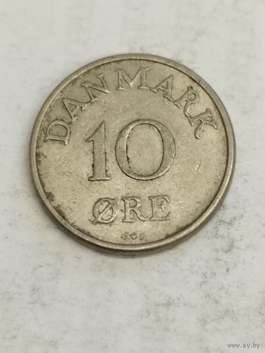 Дания 10 оре 1958