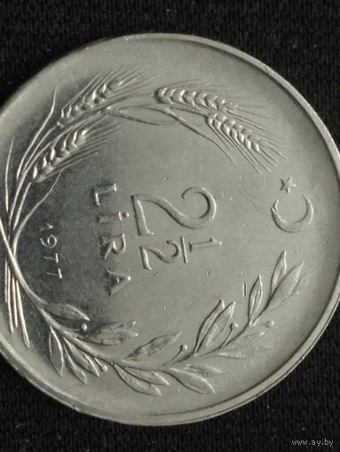 2 1/2 лиры турция 1977