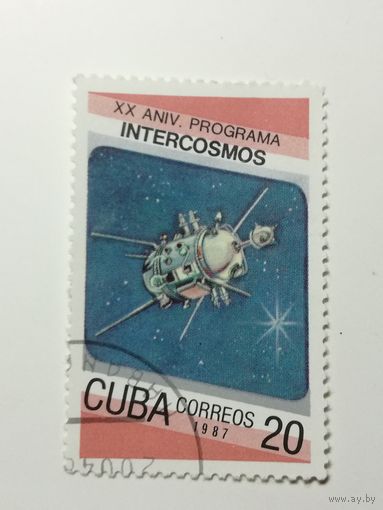 Куба 1987. День космонавтики. 20-летие программы Интеркосмос.