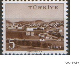 Марка из серии 1960г. Турция "Города и провинции. Сиирт" MNH