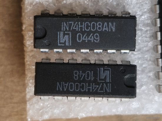Логическая микросхема IN74HC08AN / DIP-14