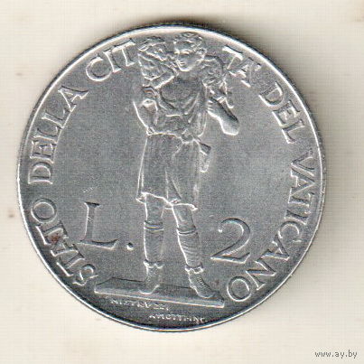 Ватикан 2 лира 1941