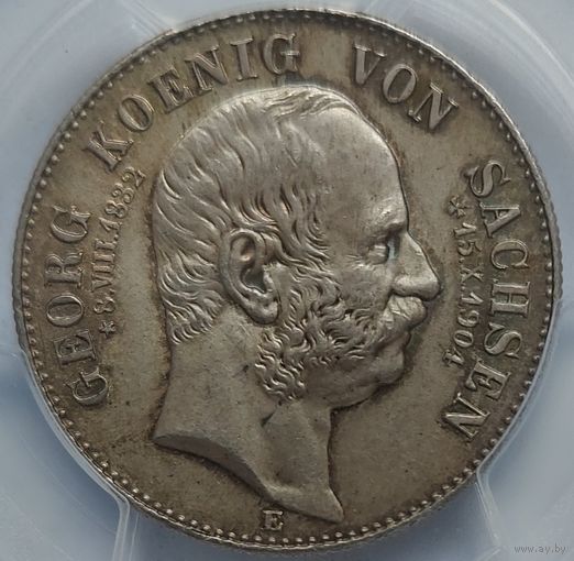 2 марки 1904 Саксония MS-64 PCGS