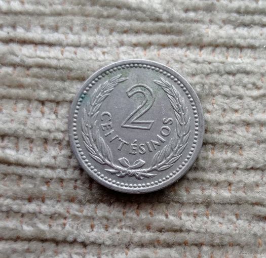 Werty71 Уругвай 2 сентесимо 1953