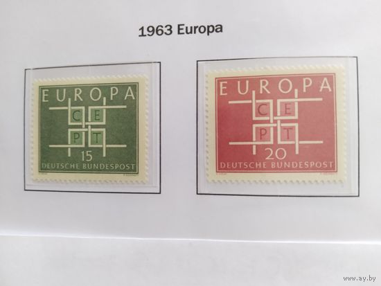 ФРГ  1963  2 м