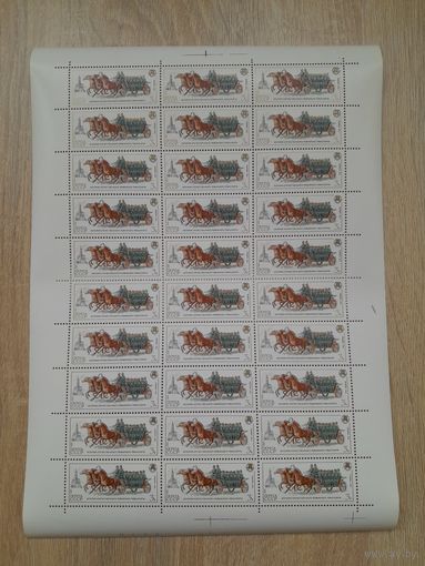 Лист 1984 г. История отечественного пожарного транспорта 3 к.