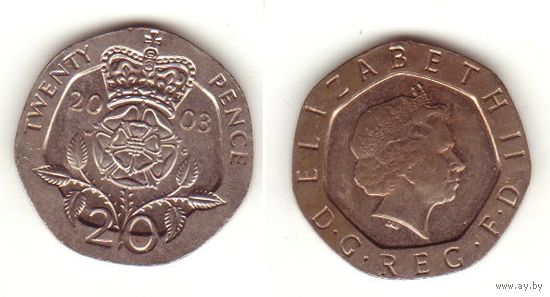 20 пенсов 2003