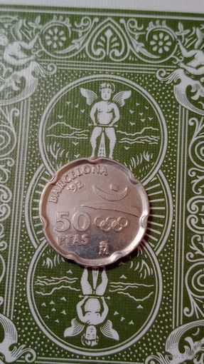 Испания 50 песет 1992  Барселона 92
