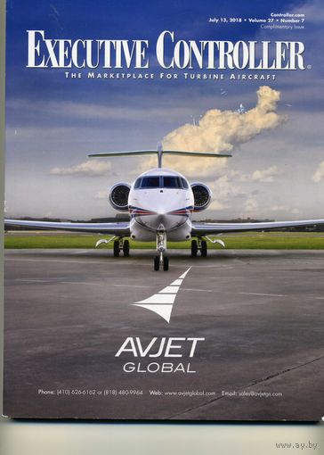 Журнал Executive Controller   July 13, 2018 Volume 27  Number 7 Авиация