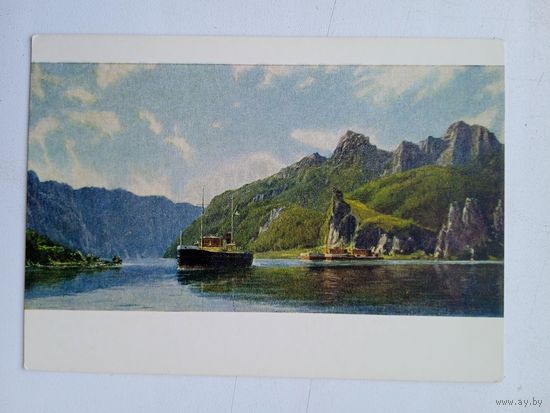 1955. Ромас. На Енисее