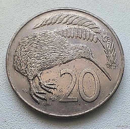 Новая Зеландия 20 центов, 1982.  5-11-21