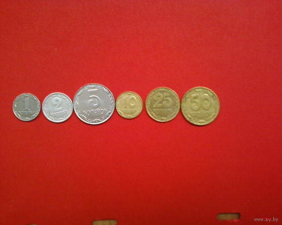 1-2-5-10-25-50 копеек Украина