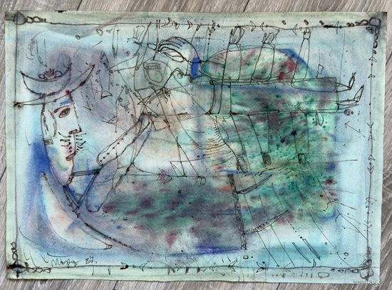 А.Мара (А.А.Марочкин). Акварель