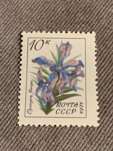 СССР 1971. Флора. Орхидея Ванда. Марка из серии