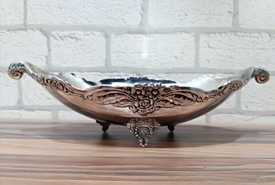 Конфетница СССР мельхиор