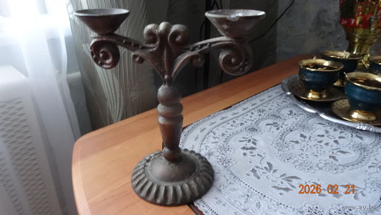 Подсвечник на две сечи 60 годов