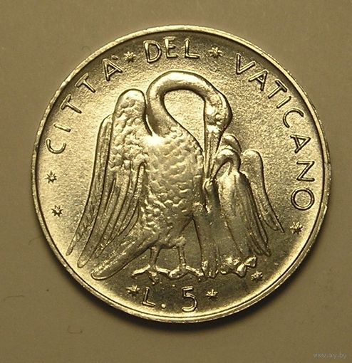 Ватикан, 5 Лир 1977