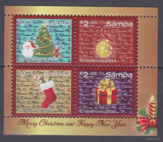 2014 Самоа 1212-1250/B93 Рождество - Новый год MNH