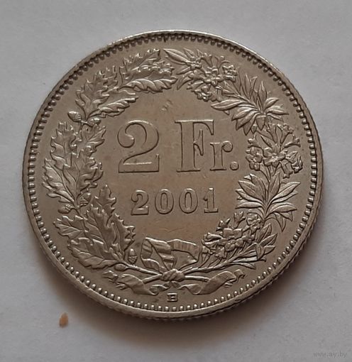 2 франка 2001 г. Швейцария
