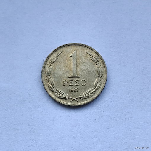 1 песо 1988 Чили
