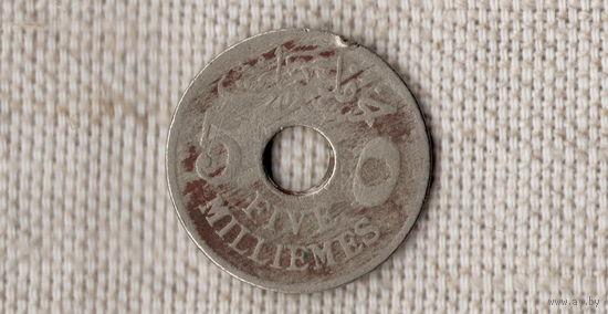 Египет 5 миллим 1917 //(Ст)