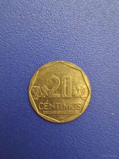 Перу 20 сентимо 2010 года