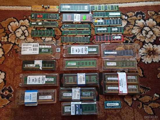 Оперативная память для ПК (SIMM, DIMM, DDR1,2,3,4)