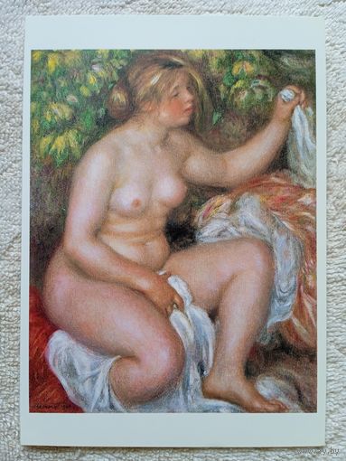Ренуар. После купания. Издание Франции