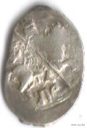 Копейка 1584-1598 Федор Иоаннович (Блаженный) Псковский денежный двор _состояние ХF