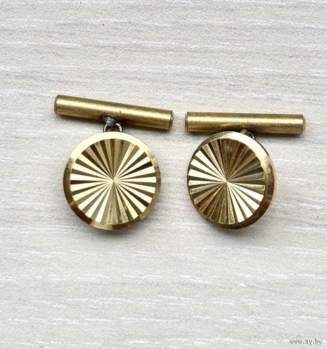 Лот с 1 рубля. Запонки (Au)