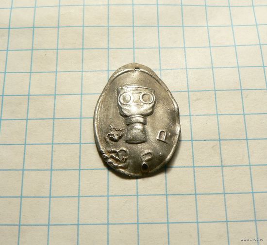Знак L.O.P.P. Польша 1923-1939 лига воздушной и противогазовой обороны