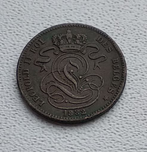 Бельгия 1 сантим, 1882 'DES BELGES 3-14-22