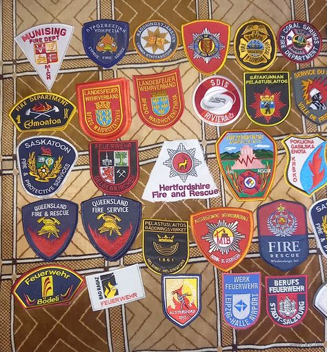 Шевроны-нашивки пожарных