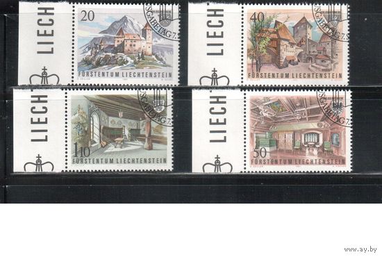 Лихтенштейн-1981(Мих.780-783)  гаш. , Архитектура, Замки,