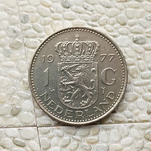 1 гульден 1977 года Нидерланды. Королева Юлиана.