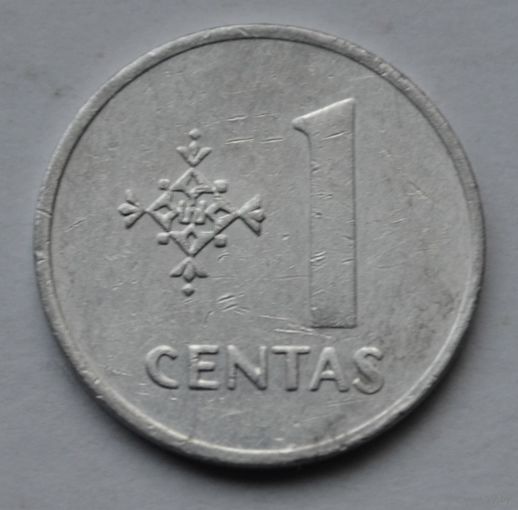 Литва, 1 цент 1991 г.