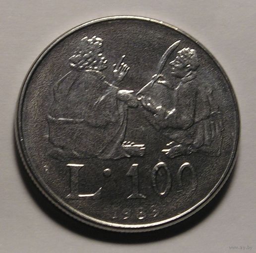 Сан-Марино, 100 Лир 1989 Учитель с учеником