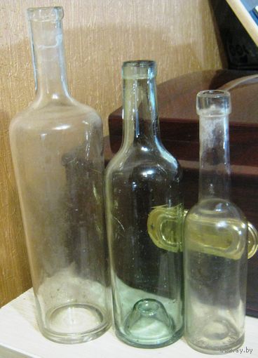 Три бутылки Германия, ПМВ. Без надписей