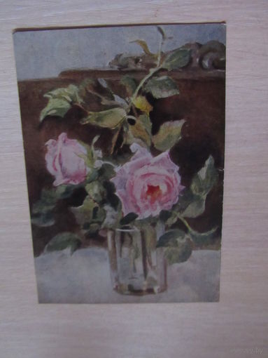 П. Н. Крылов . Розы в стакане . 1951 г
