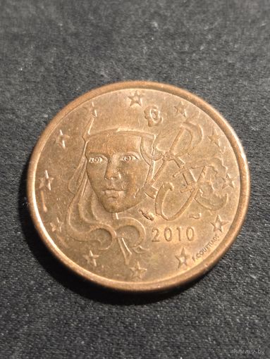 Франция 5 евроцентов 2010