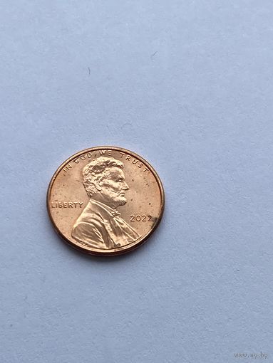 1 цент 2022 г., США